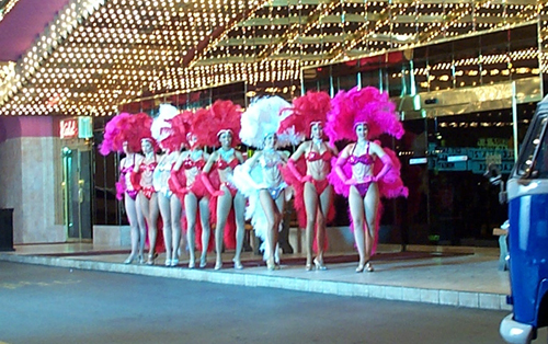 showgirl costumes allstate commercial